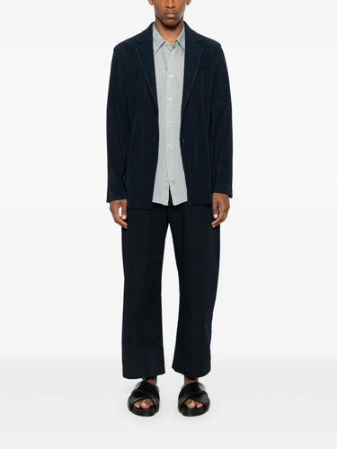 Tailored Pleats Jacket in Midnight Blue from Issey Miyake Homme Plisse