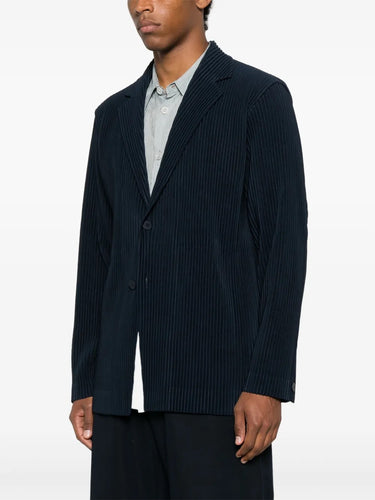 Tailored Pleats Jacket in Midnight Blue from Issey Miyake Homme Plisse