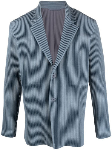 Issey Miyake Homme Plisse │ Pleated Jacket in Blue