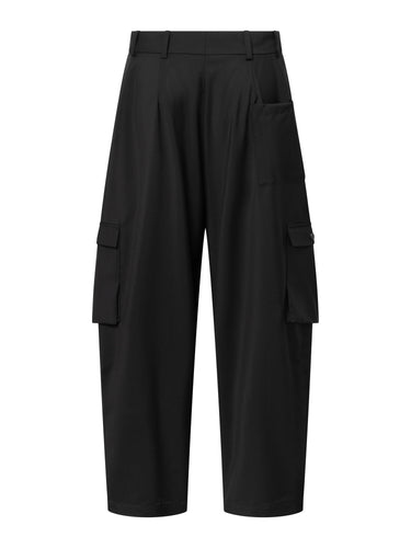 Nathan Wool Cargo Pants in Black from House of the Very Islands