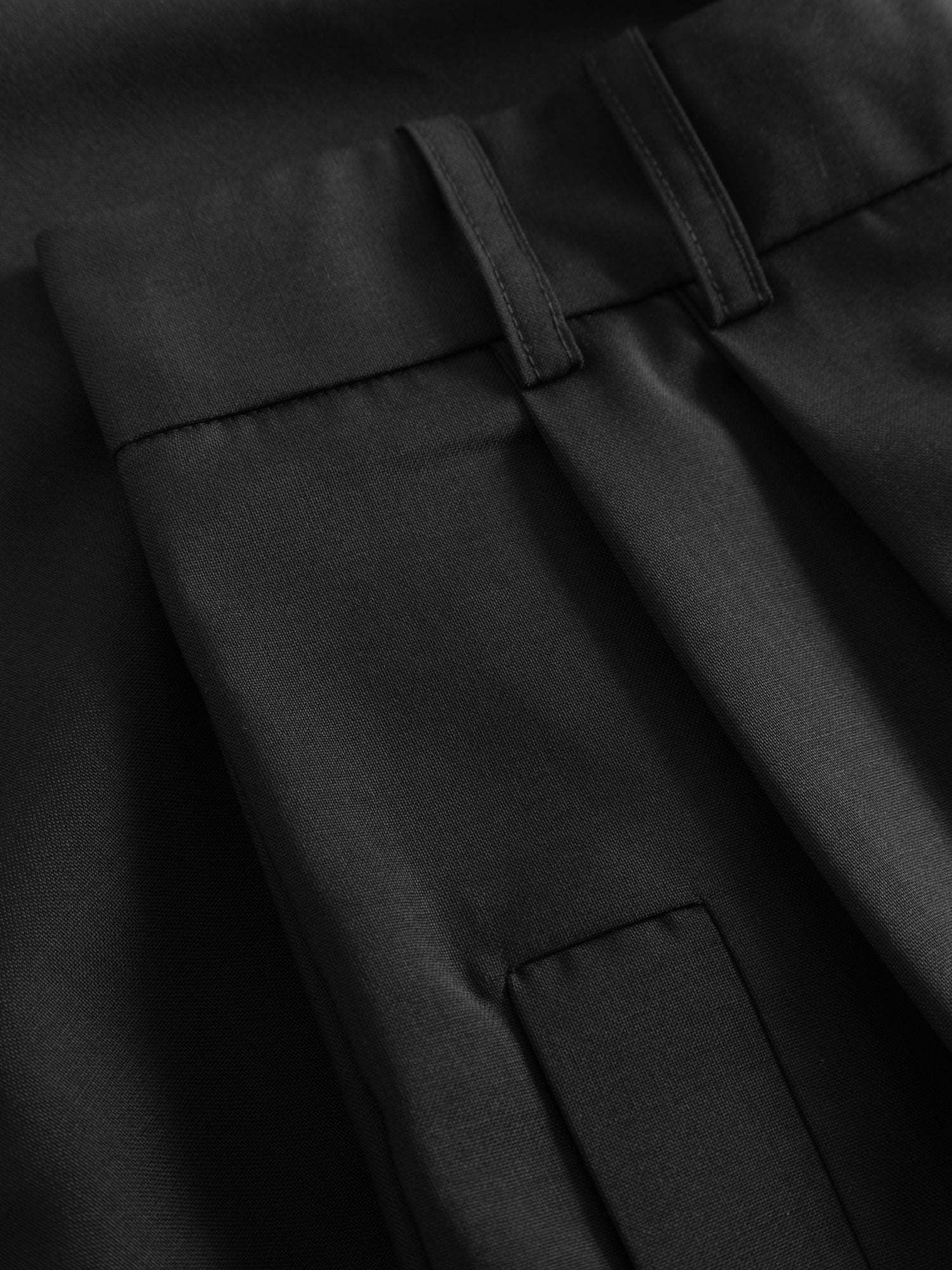 Nathan Wool Cargo Pants in Black from House of the Very Islands