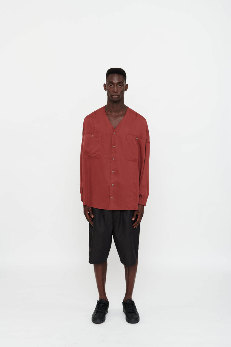 House of the Very Islands │ Luiz Shirt in Red Earth