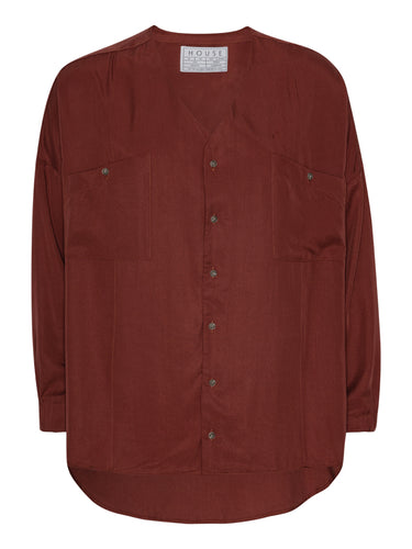 House of the Very Islands │ Luiz Shirt in Red Earth