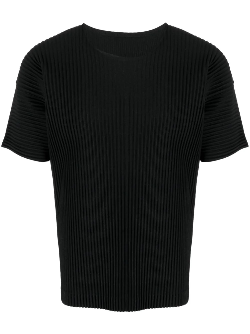 Issey Miyake Homme Plisse │ AW23 Pleated Short Sleeve Shirt in Black