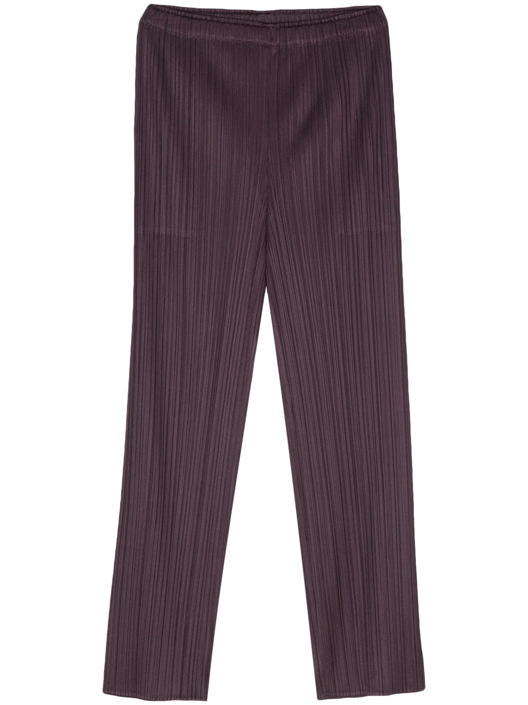 Issey Miyake Pleats Please │ SS24 Pleats Please Pants in Dark Purple