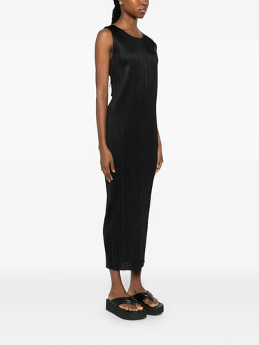 September AW25 Basic Dress - Black-[-Issey Miyake Pleats Please-3