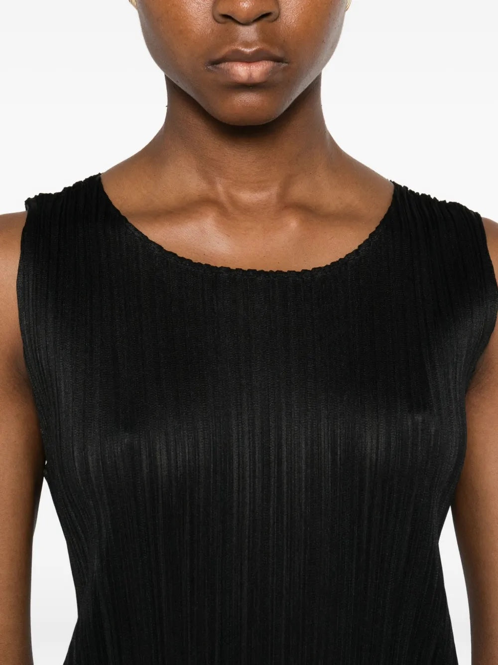 September AW25 Basic Dress - Black-[-Issey Miyake Pleats Please-5