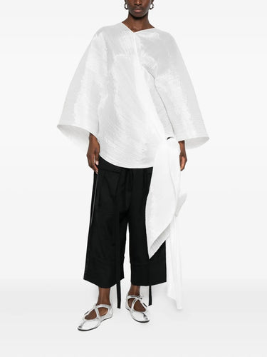 September AW25 Basic Madame-T - White-[-Issey Miyake Pleats Please-2