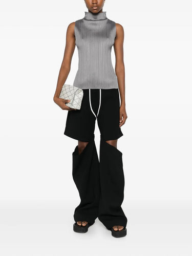 September AW25 Basic Shirt - Gray-[-Issey Miyake Pleats Please-2