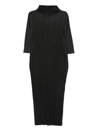 September AW25 Dress - Black-[-Issey Miyake Pleats Please-1