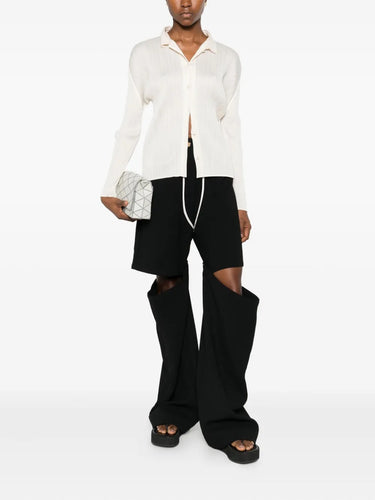 September AW25 Pleats Shirt - Off-White-[-Issey Miyake Pleats Please-2