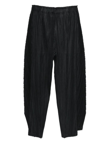 September AW25 Thicker Bottoms 2 Pants - Black-[-Issey Miyake Pleats Please-2