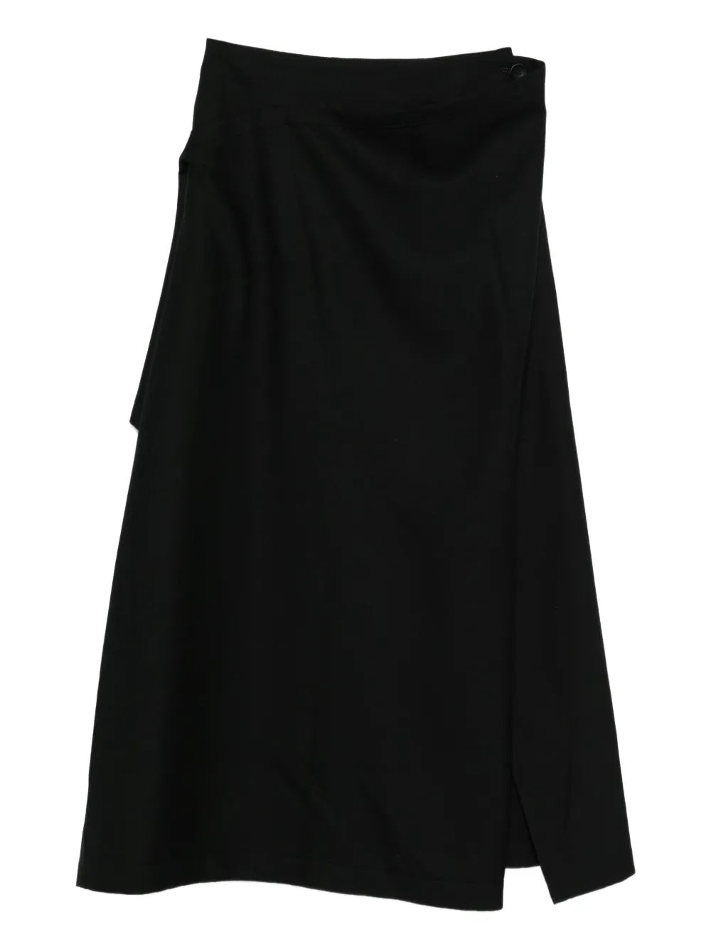September AW25 Uni-Form (Wool) Skirt - Black-[-Issey Miyake Mainline-1