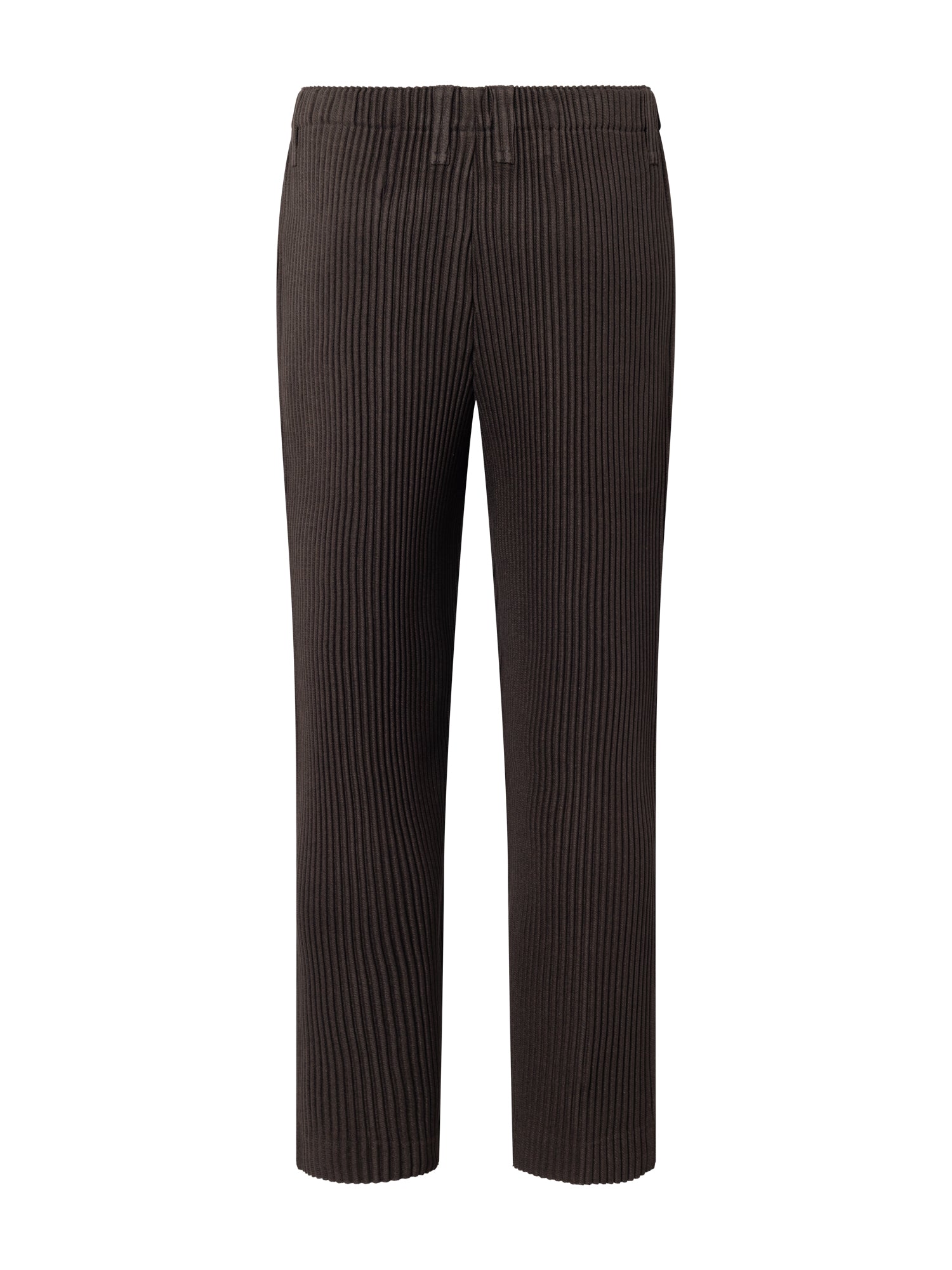 Kersey Pleats Pants in Brown from Homme Plissé Issey Miyake
