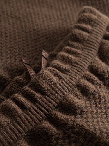 Rustic Knit Pants in Brown from Homme Plissé Issey Miyake