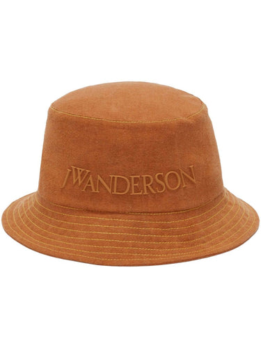 J.W. Anderson - JWA Logo Bucket Hat in Caramel