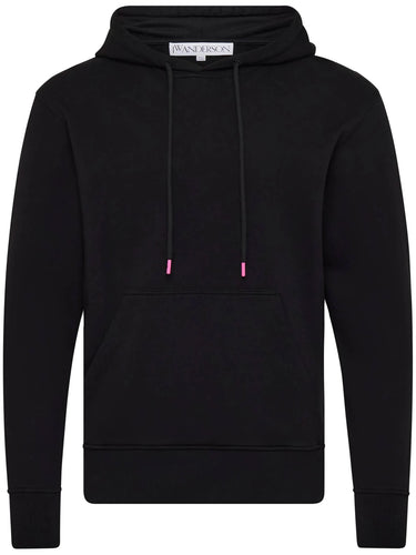 JWA Lace Back Panel Hoodie in Black from JW Anderson