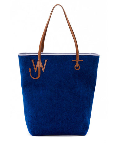 JW Anderson - tall anchor tote in blue - 1