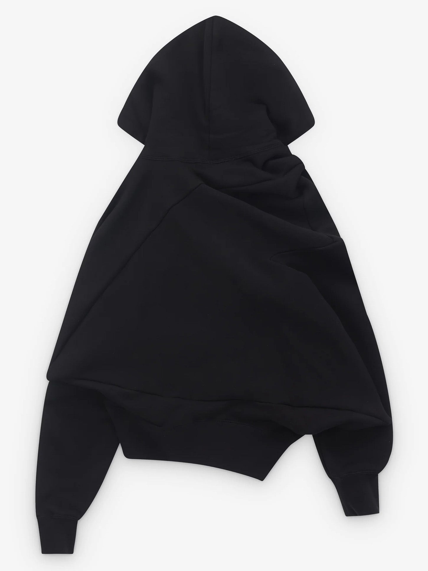 Ladies' Hooded T-Shirt - Black-[-Junya Watanabe-2