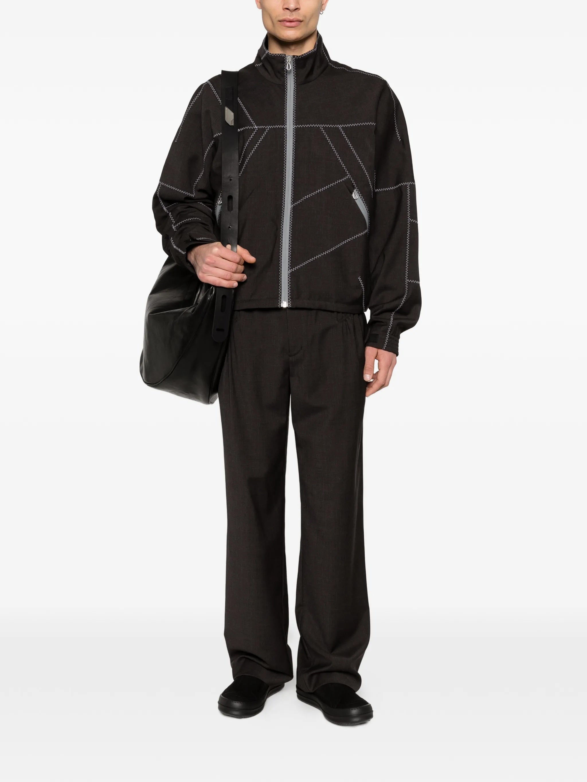 Minna Gathered Trouser - Umber Brown