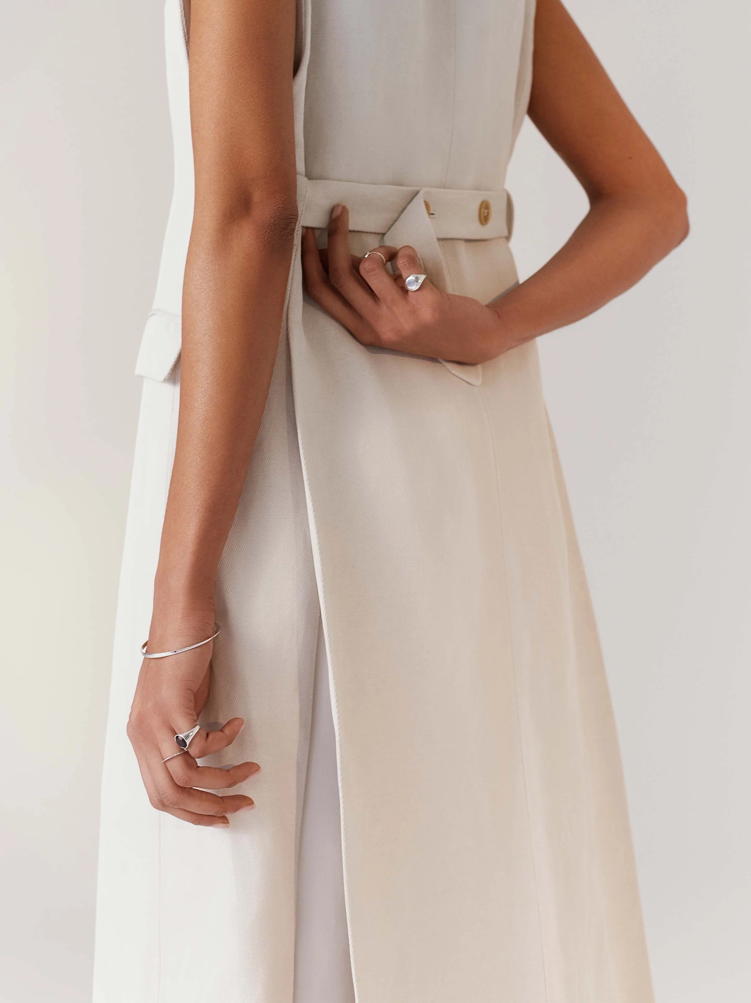 Woman wearing Kinraden jewellery