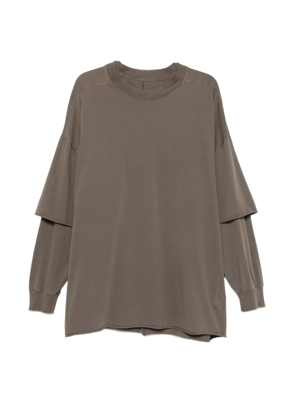 Rick Owens DRKSHDW Tommy Hustler Sweat T-Shirt in Dust front view