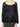 Kiko Kostadinov Kreiner knit cardigan black front view with patch pockets