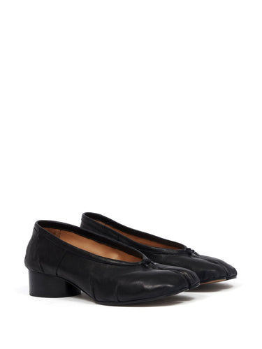 30mm Ballerina Tabi Pumps in Black from Maison Margiela