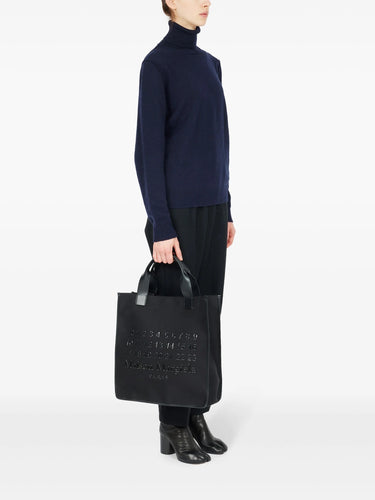 Cabas Shopping Bag Vertical in Black from Maison Margiela