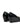 Maison Margiela Heel-Less Pump 55mm black, close rear angle highlighting the geometric wedge construction and Margiela stitch detail