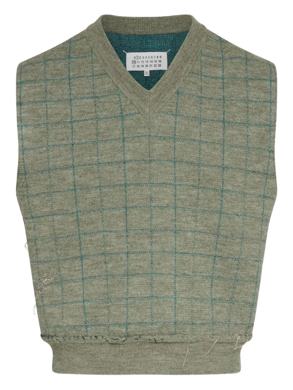 Maison Margiela │ Male Knit Vest in Military Green – Henrik