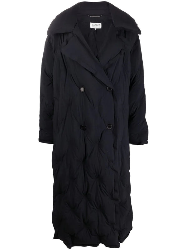 Maison Margiela coat - Quilted Coat black