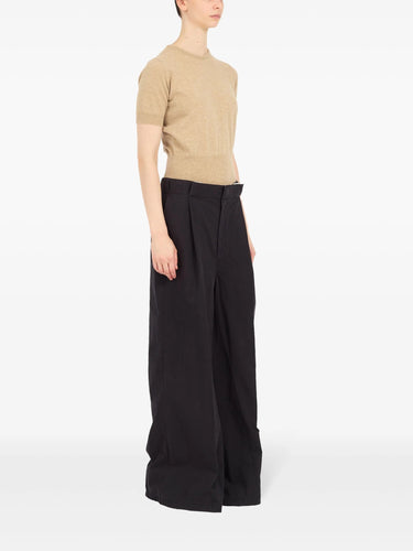 AVP Straight Leg Pants in Black from Maison Margiela