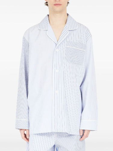 Maison Margiela - striped long sleeve shirt in light blue - 3