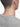 Maison Margiela Sweatshirt in grey melange, close-up of back neckline, exposed seam construction and four-stitch logo detail