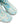 Maison Margiela Tabi Ankle Boot, close-up of the split Tabi toe in cream suede with blue and mint botanical print, showing the distinctive central seam