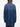 Maison Margiela V-Neck Long-Sleeved Shirt in medium blue - back view, four-stitch logo and classic denim shirt construction