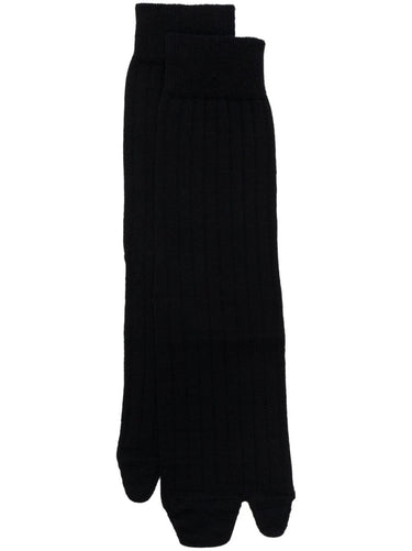 Womens Tabi Socks - Black-[-Maison Margiela-1