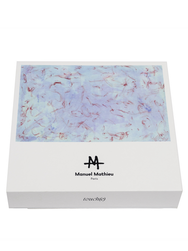 Manuel Mathieu Paris product packaging with abstract design
