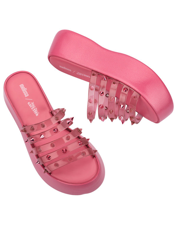 Melissa x Jean Paul Gaultier platforms - Punk Love Becky Platforms in pink