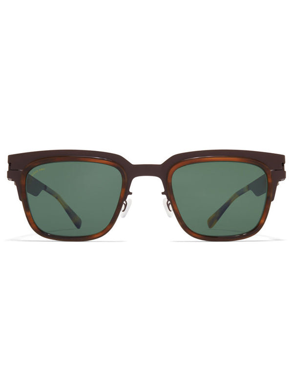 Mykita - Raymond sunglasses in dark brown striped - 1