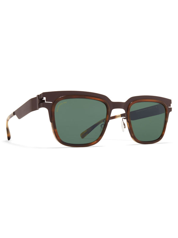 Mykita - Raymond sunglasses in dark brown striped - 2