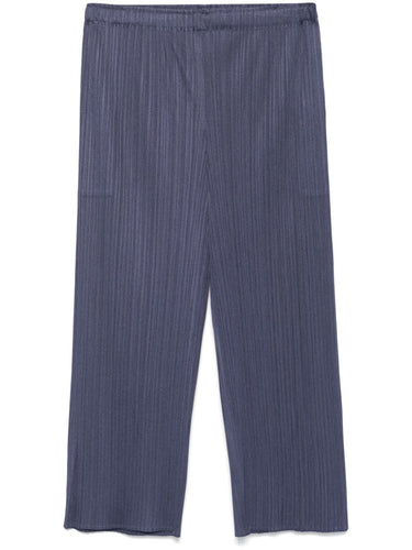 Pleats Please Issey Miyake - MC August Pants in Grayish Navy