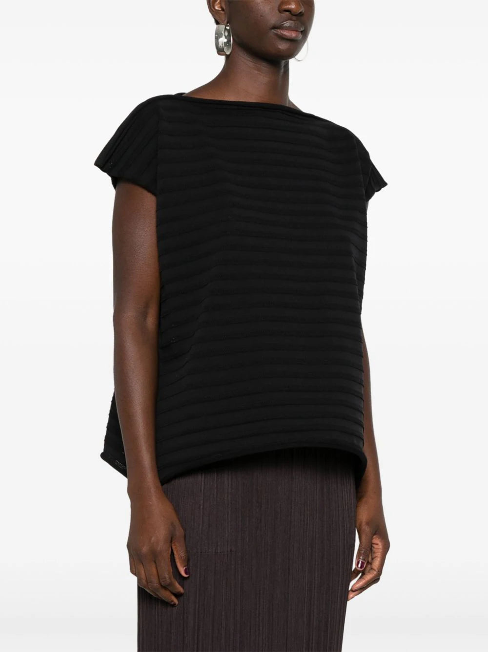 Pleats Please Issey Miyake - Mesh Knit in Black