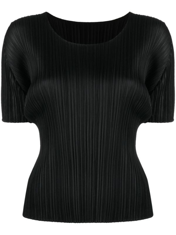 Pleats Please t-shirt - SS23 Drop 2 Short Sleeve Top in black
