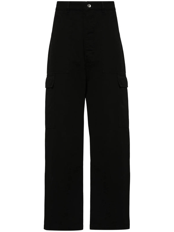 Rick Owens DRKSHDW - Pantaloni cargo trousers in black - 1