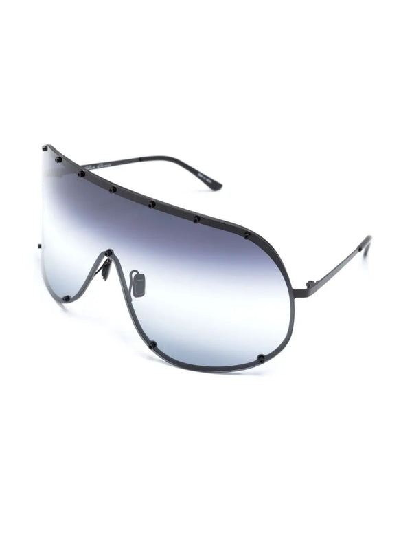 Rick Owens - sunglasses Shield in black - 2