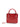 Comme des Garçons Wallet SA2100HA Red - full view showing structure and handle design