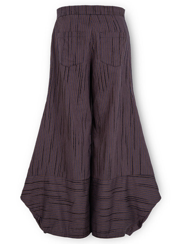 Sloth Rousing - Wake Up pants in brown stripes - 2