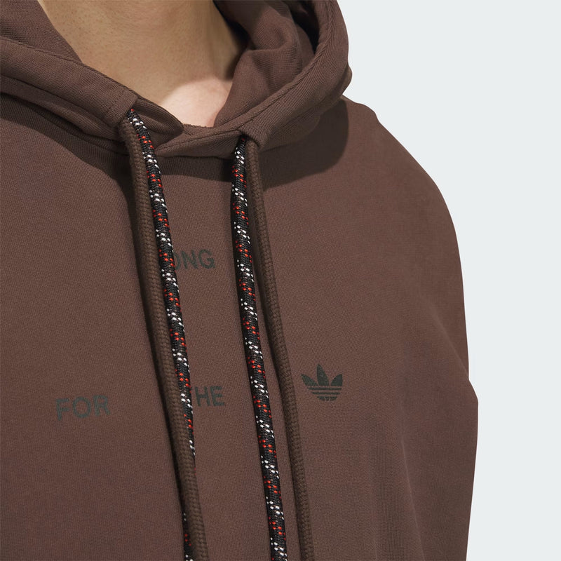 adidas Originals x Song For The Mute - winter hoodie in brown - 5